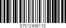 Código de barras (EAN, GTIN, SKU, ISBN): '97512408110'