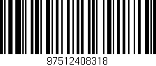 Código de barras (EAN, GTIN, SKU, ISBN): '97512408318'