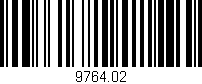 Código de barras (EAN, GTIN, SKU, ISBN): '9764.02'