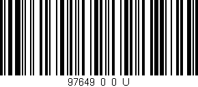 Código de barras (EAN, GTIN, SKU, ISBN): '97649_0_0_U'