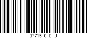 Código de barras (EAN, GTIN, SKU, ISBN): '97715_0_0_U'