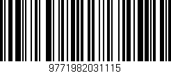 Código de barras (EAN, GTIN, SKU, ISBN): '9771982031115'