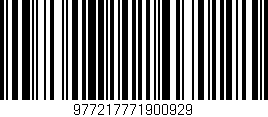 Código de barras (EAN, GTIN, SKU, ISBN): '977217771900929'