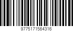Código de barras (EAN, GTIN, SKU, ISBN): '9775171564316'