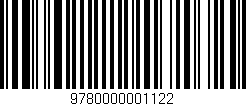 Código de barras (EAN, GTIN, SKU, ISBN): '9780000001122'