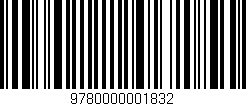 Código de barras (EAN, GTIN, SKU, ISBN): '9780000001832'
