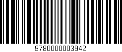 Código de barras (EAN, GTIN, SKU, ISBN): '9780000003942'