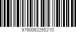 Código de barras (EAN, GTIN, SKU, ISBN): '9780062265210'