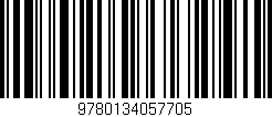Código de barras (EAN, GTIN, SKU, ISBN): '9780134057705'