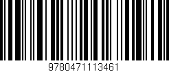 Código de barras (EAN, GTIN, SKU, ISBN): '9780471113461'