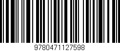 Código de barras (EAN, GTIN, SKU, ISBN): '9780471127598'