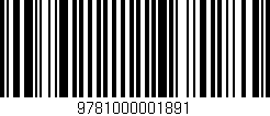 Código de barras (EAN, GTIN, SKU, ISBN): '9781000001891'