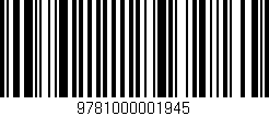 Código de barras (EAN, GTIN, SKU, ISBN): '9781000001945'