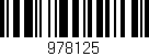 Código de barras (EAN, GTIN, SKU, ISBN): '978125'