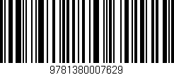 Código de barras (EAN, GTIN, SKU, ISBN): '9781380007629'