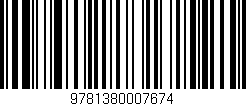 Código de barras (EAN, GTIN, SKU, ISBN): '9781380007674'