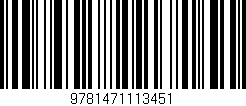 Código de barras (EAN, GTIN, SKU, ISBN): '9781471113451'