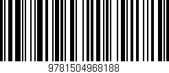 Código de barras (EAN, GTIN, SKU, ISBN): '9781504968188'