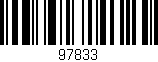 Código de barras (EAN, GTIN, SKU, ISBN): '97833'