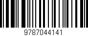 Código de barras (EAN, GTIN, SKU, ISBN): '9787044141'