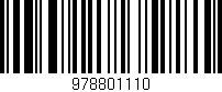 Código de barras (EAN, GTIN, SKU, ISBN): '978801110'