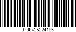 Código de barras (EAN, GTIN, SKU, ISBN): '9788425224195'