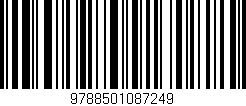 Código de barras (EAN, GTIN, SKU, ISBN): '9788501087249'
