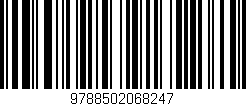 Código de barras (EAN, GTIN, SKU, ISBN): '9788502068247'
