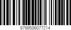 Código de barras (EAN, GTIN, SKU, ISBN): '9788506077214'