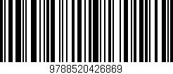 Código de barras (EAN, GTIN, SKU, ISBN): '9788520426869'