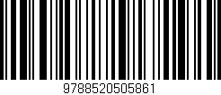 Código de barras (EAN, GTIN, SKU, ISBN): '9788520505861'