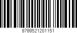 Código de barras (EAN, GTIN, SKU, ISBN): '9788521201151'