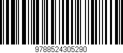 Código de barras (EAN, GTIN, SKU, ISBN): '9788524305290'