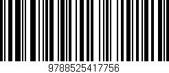 Código de barras (EAN, GTIN, SKU, ISBN): '9788525417756'
