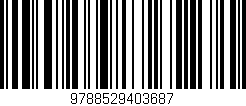 Código de barras (EAN, GTIN, SKU, ISBN): '9788529403687'