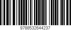 Código de barras (EAN, GTIN, SKU, ISBN): '9788532644237'