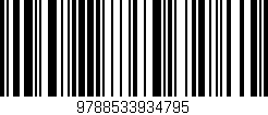 Código de barras (EAN, GTIN, SKU, ISBN): '9788533934795'