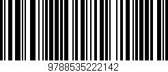 Código de barras (EAN, GTIN, SKU, ISBN): '9788535222142'