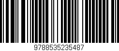 Código de barras (EAN, GTIN, SKU, ISBN): '9788535235487'