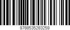Código de barras (EAN, GTIN, SKU, ISBN): '9788535283259'