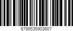 Código de barras (EAN, GTIN, SKU, ISBN): '9788535903607'