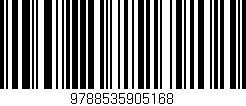 Código de barras (EAN, GTIN, SKU, ISBN): '9788535905168'