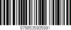 Código de barras (EAN, GTIN, SKU, ISBN): '9788535905991'