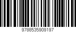 Código de barras (EAN, GTIN, SKU, ISBN): '9788535909197'