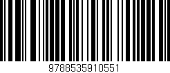 Código de barras (EAN, GTIN, SKU, ISBN): '9788535910551'