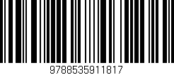Código de barras (EAN, GTIN, SKU, ISBN): '9788535911817'