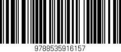 Código de barras (EAN, GTIN, SKU, ISBN): '9788535916157'