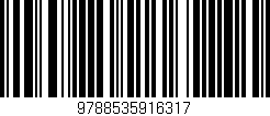 Código de barras (EAN, GTIN, SKU, ISBN): '9788535916317'
