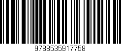 Código de barras (EAN, GTIN, SKU, ISBN): '9788535917758'