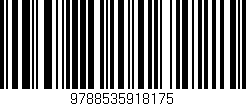 Código de barras (EAN, GTIN, SKU, ISBN): '9788535918175'
